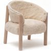 Chaise Saba en bois de hêtre Fur Milk - Charlie Crane