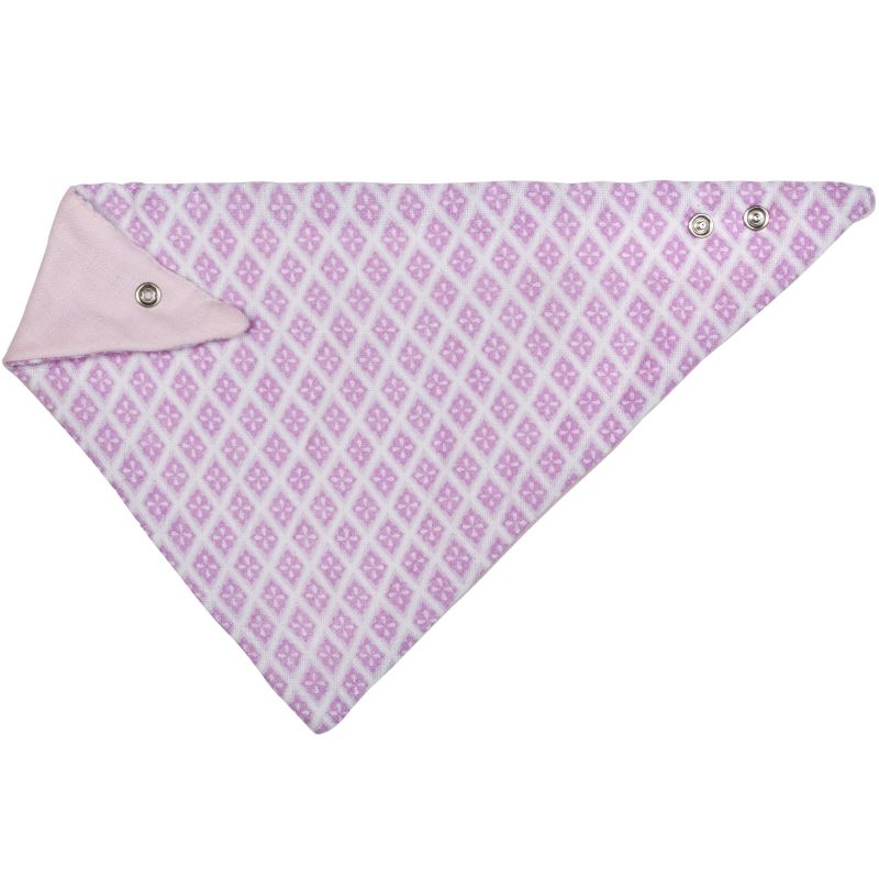 Bandana en mousseline diamants rose Lässig