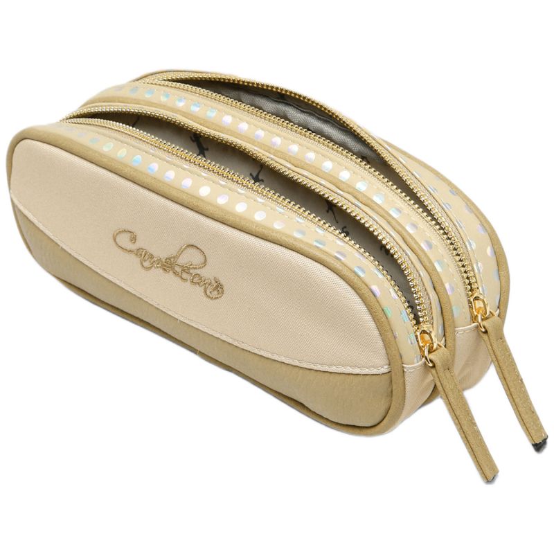 Trousse 2 compartiments Shiny Dots Caméléon Produit ouvert 3