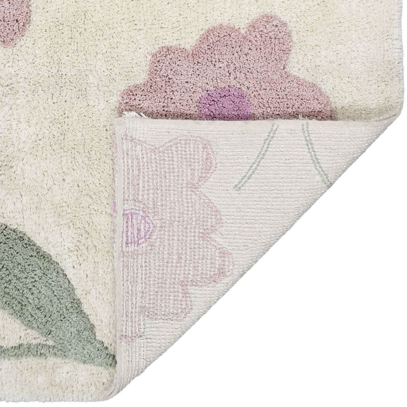 Tapis rectangulaire Sunny Flowers Rose (100 x 150 cm) Nattiot Produit 3