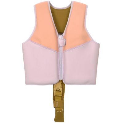 Gilet de natation lilas et abricot (2-6 ans)  par Lässig 