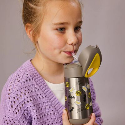 Gourde isotherme avec paille Batman (350 ml)
