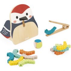 Jeu des couleurs Pic Pic et chenilles en bois WWF - Janod 