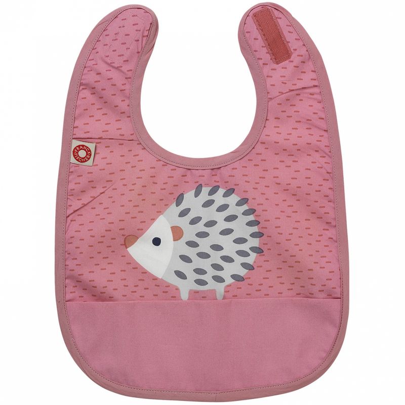 Bavoir hérisson rose Franck & Fischer