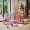 Mega kit de construction magnétique Creative Pastel (210 pièces) Cleverclixx Ambiance 2
