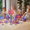 Mega kit de construction magnétique Creative Pastel (210 pièces) Cleverclixx Ambiance 7