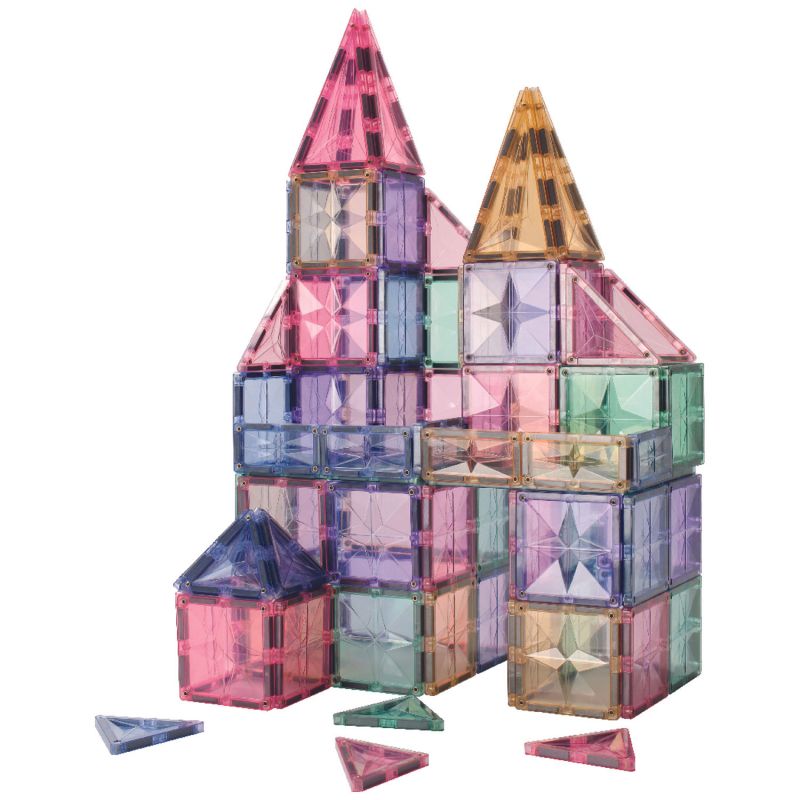 Mega kit de construction magnétique Creative Pastel (210 pièces) Cleverclixx Produit 4