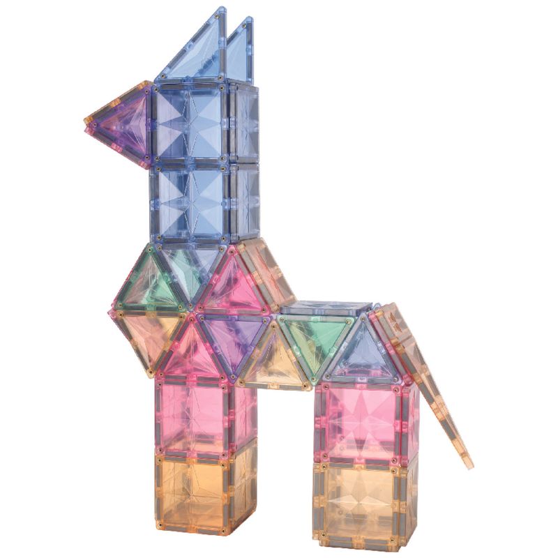 Mega kit de construction magnétique Creative Pastel (210 pièces) Cleverclixx Produit 5