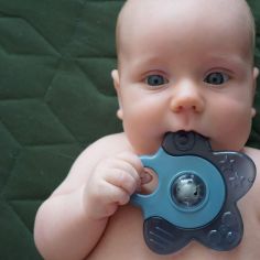 Lot de 2 anneaux de dentition étoile bleu