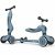 Variation Bleu, noir du produit Porteur évolutif en trottinette Highwaykick 1 Steel de la marque Scoot and ride