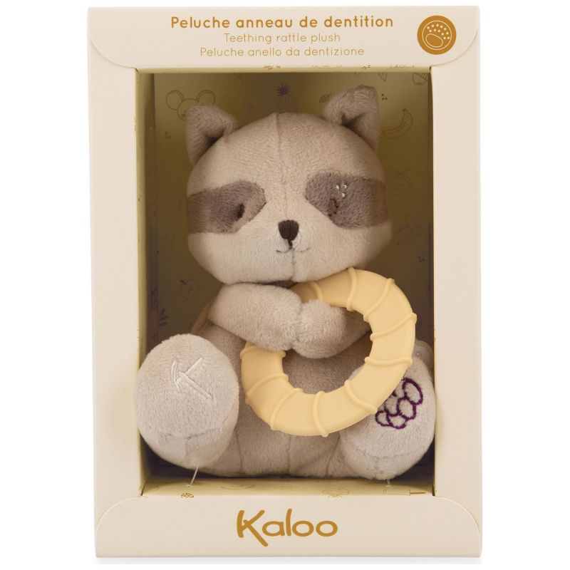 Peluche anneau de dentition Raton Laveur Kaloo Packaging 8