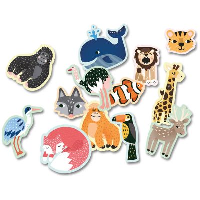 Ma pochette de 100 gommettes Animaux sauvages