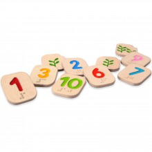 Apprendre les chiffres en braille  par Plan Toys