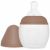 Variation Marron mocha du produit Biberon anti-colique en silicone Mocha Mousse (150 ml) de la marque Elhée