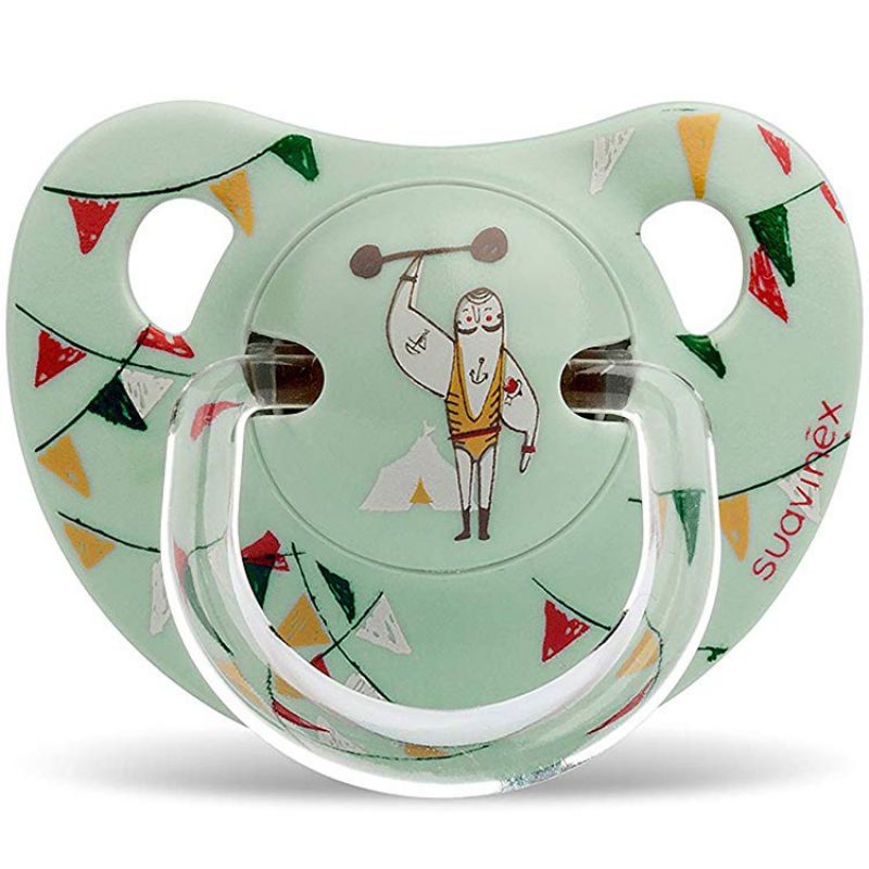 Sucette physiologique Circus homme fort (6-18 mois) Suavinex