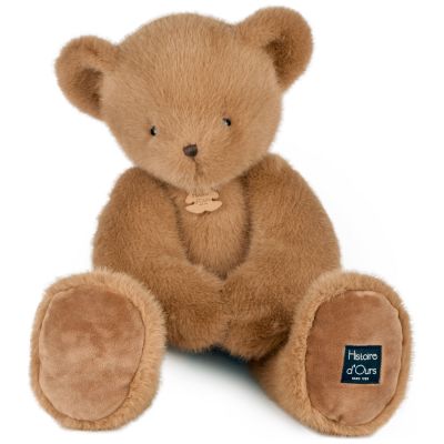 Peluche ours Clémentin Praline Cacahuète (60 cm) Histoire d'Ours