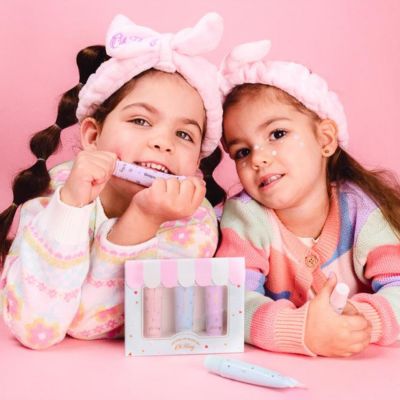 Coffret de 3 Lipgloss parfumés (fraise, barbe à papa et raisin)