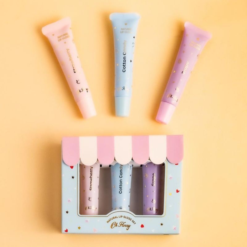 Coffret de 3 Lipgloss parfumés Oh Flossy Ambiance 8