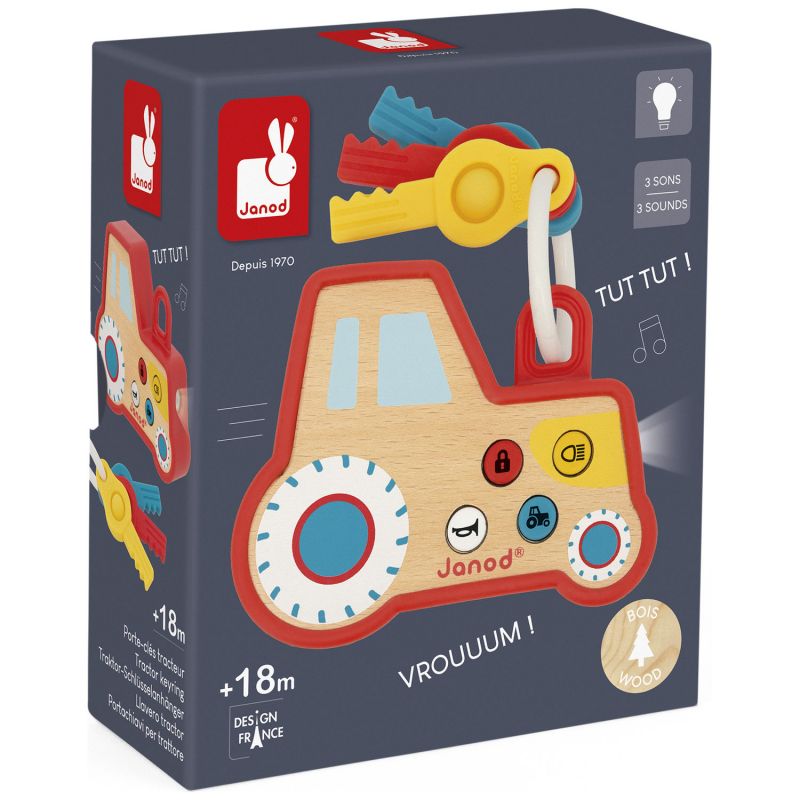 Porte-clés tracteur Ferme Janod Packaging 9