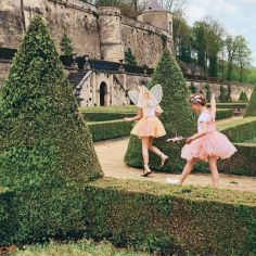 Tutu princesse doré Rosaline (4-6 ans)