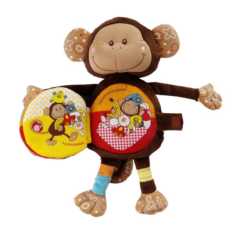 Livre doudou Basile le Singe Lilliputiens