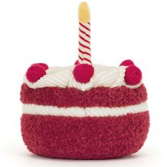 Peluche Amuseable Gâteau d'anniversaire Cerise (13 cm)