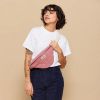 Sac banane Olivia matelassé Rose Blush Hindbag Ambiance 2