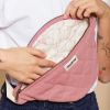 Sac banane Olivia matelassé Rose Blush Hindbag Ambiance 3