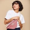 Sac banane Olivia matelassé Rose Blush Hindbag Ambiance 4