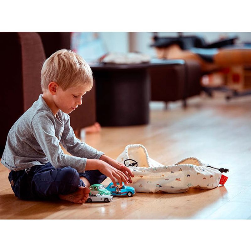 Sac à jouets 2 en 1 Noomad Mini cars Play&Go Ambiance 7