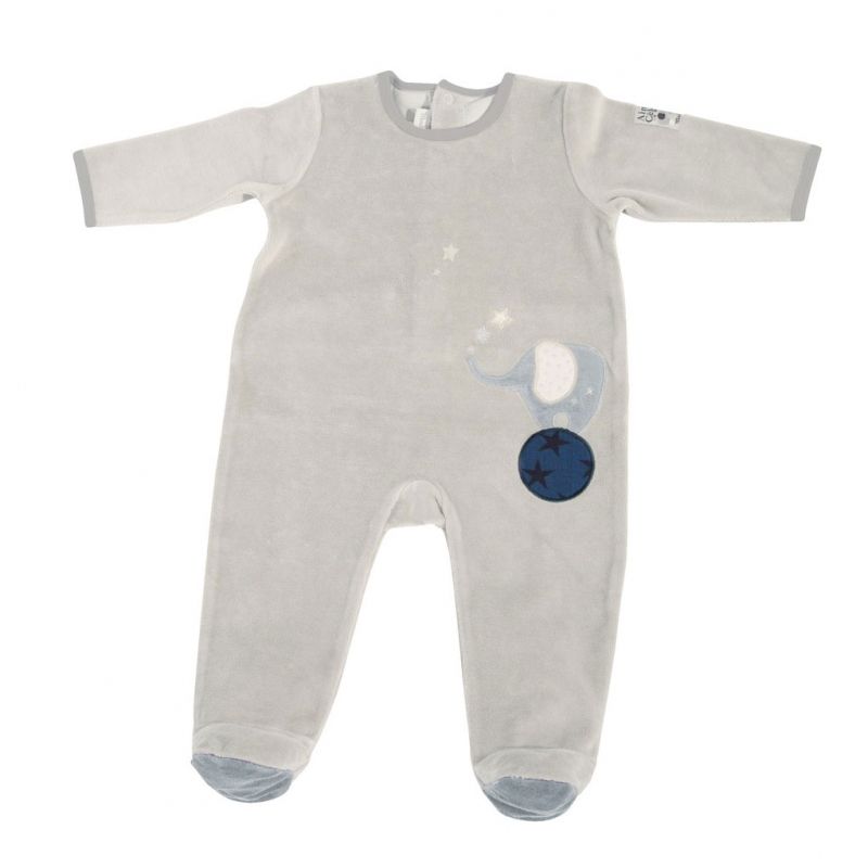 Pyjama beige Aimé et Céleste (6 mois : 67 cm) Moulin Roty