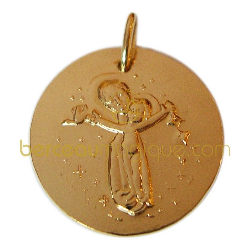 Médaille Madone à l'offrande (avec revers) (or jaune) Monnaie de Paris