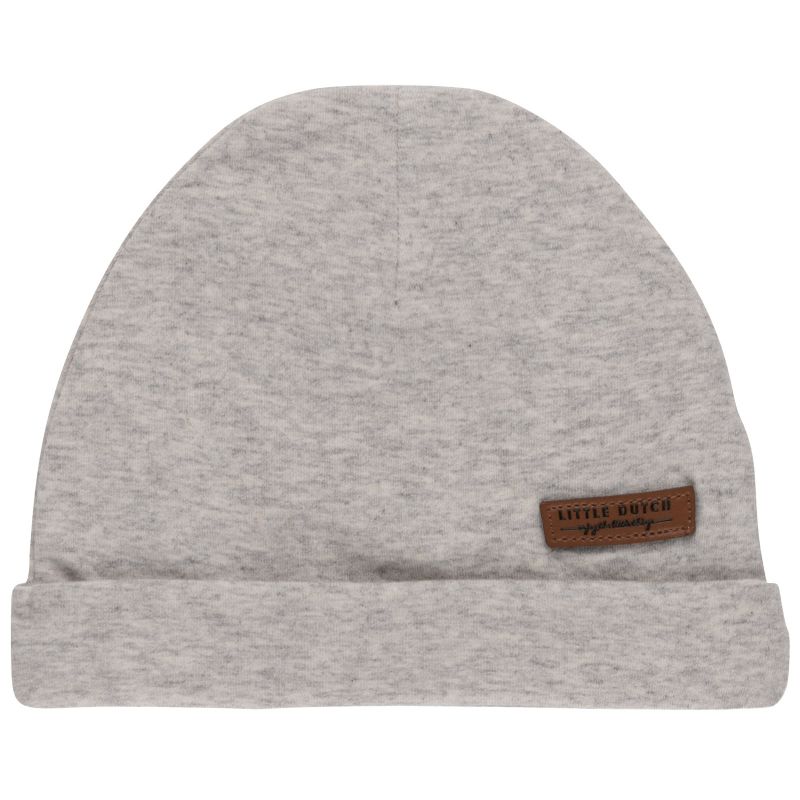 Bonnet de naissance gris Little Dutch