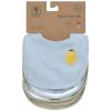 Lot de 5 bavoirs coton bio Happy Fruits Citron Lässig Packaging 8