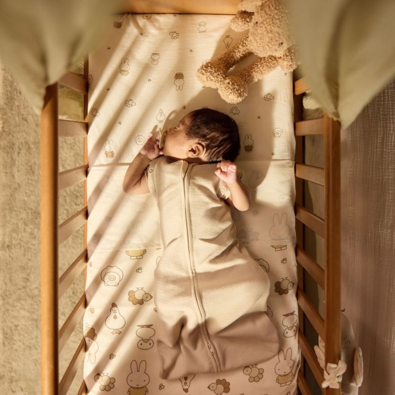 Drap housse en jersey Miffy Family Farm (40 x 80 cm) Jollein Ambiance 5