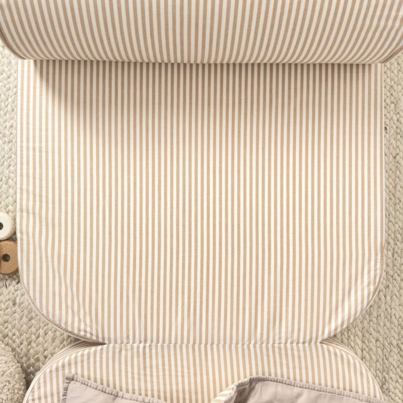 Chauffeuse rayée Rayé Ambre (70 x 80 cm) Kadolis Ambiance 5