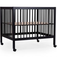 Parc 97 noir avec roues (75 x 95 cm) - Childhome