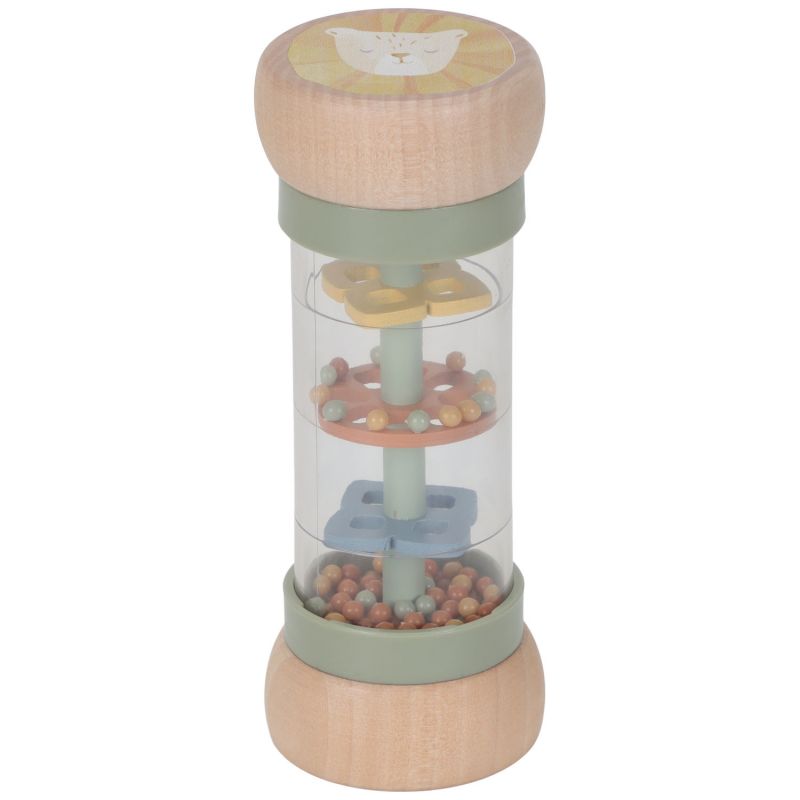 Hochet de pluie en bois Safari Friends Little Dutch Produit 1