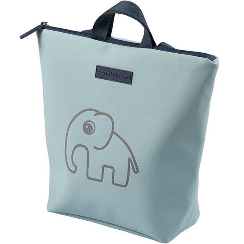 Sac à dos enfant imperméable Elphee éléphant bleu Done by Deer