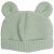 Variation Vert d'eau du produit Bonnet de naissance Ours en maille Vert Olive (0-1 mois) de la marque Trois Kilos Sept