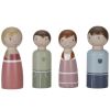 Set 4 poupées en bois Famille Rosa pour maison de poupée - Little Dutch