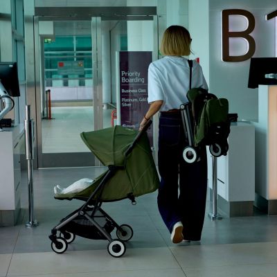 Poussette compacte Orfeo Canvas White