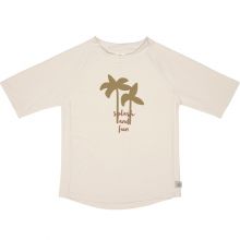 Tee-shirt anti-UV manches courtes Palmiers écru/olive (13-18 mois, taille : 86 cm)  par Lässig 