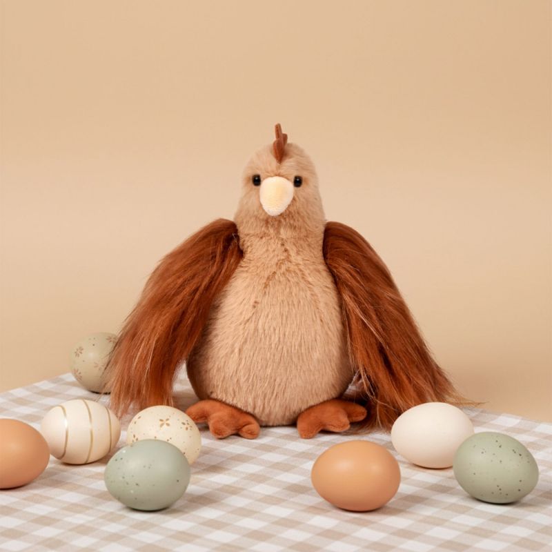 Peluche POULETTE Rousse (20 cm) Histoire d'Ours Ambiance 3