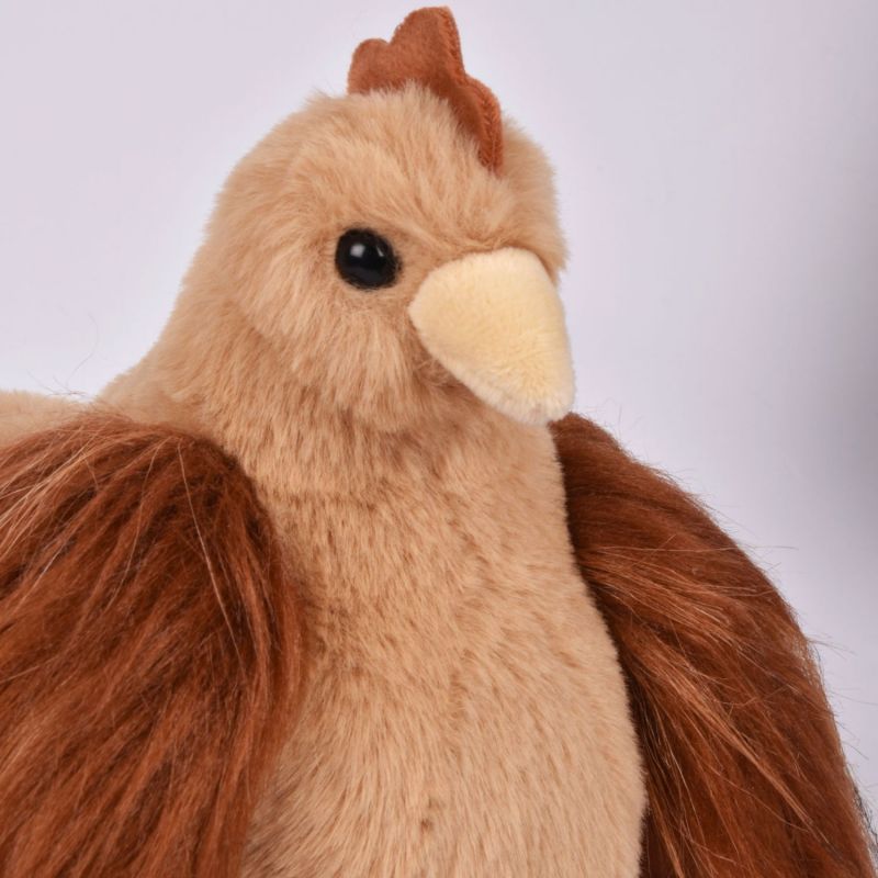 Peluche POULETTE Rousse (20 cm) Histoire d'Ours Ambiance 4
