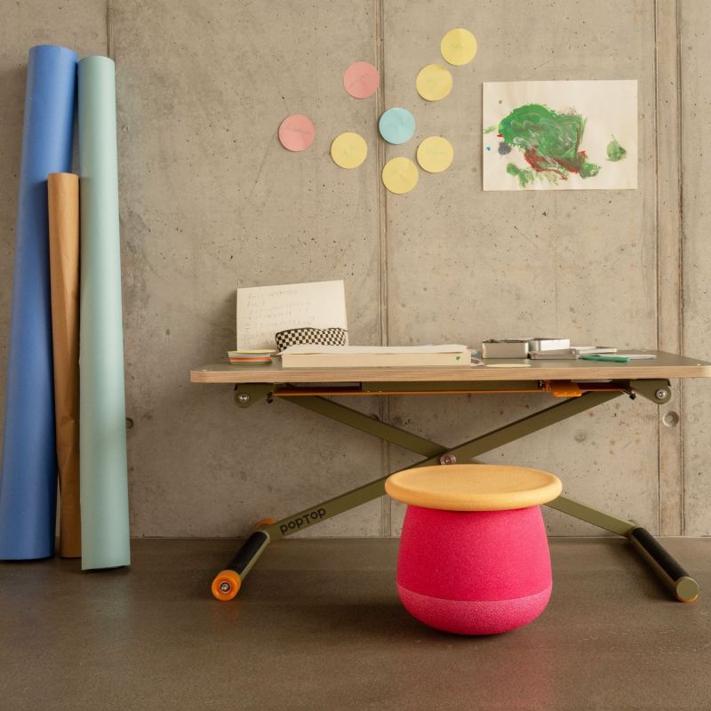 Tabouret modulaire Dynamic small flowers Stapelstein Ambiance 8