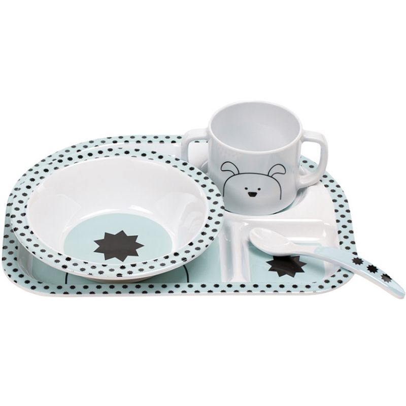 Coffret repas Little Chums chien (4 pièces) Lässig