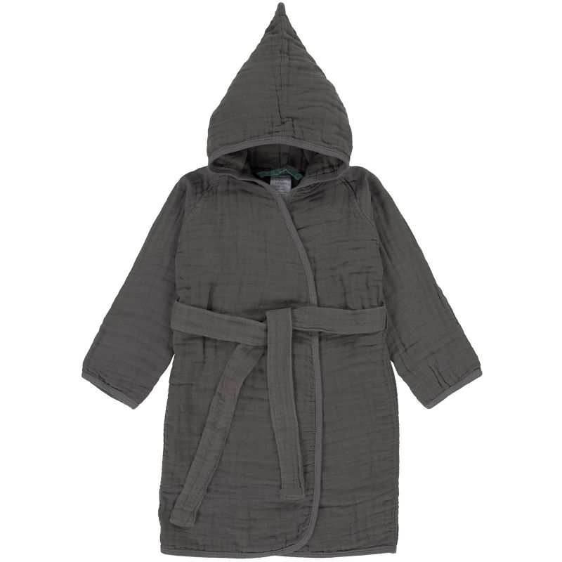 Peignoir en mousseline gris anthracite (12-18 mois) Lässig