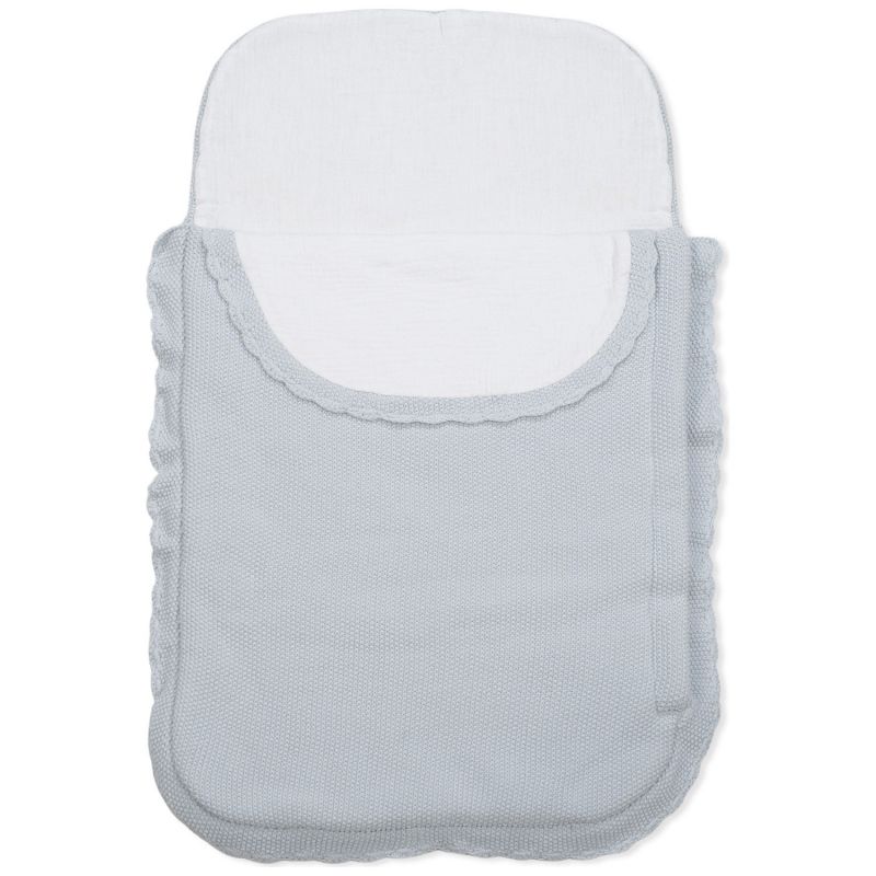 Nid d'ange tricot bleu Pasito a pasito Produit 1