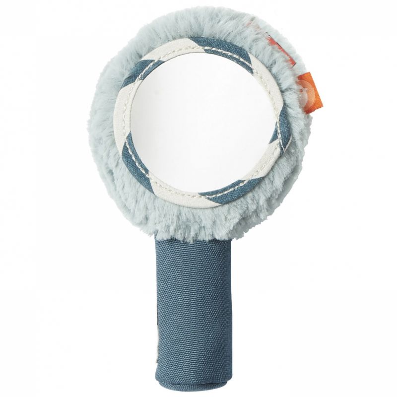 Hochet miroir bleu Done by Deer
